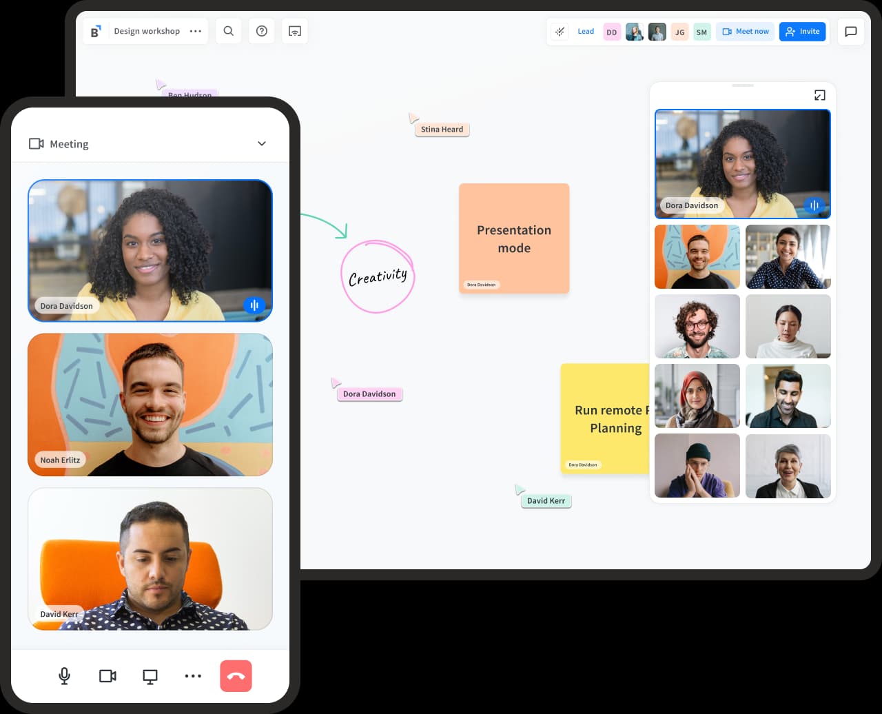 Bluescape product meet ui