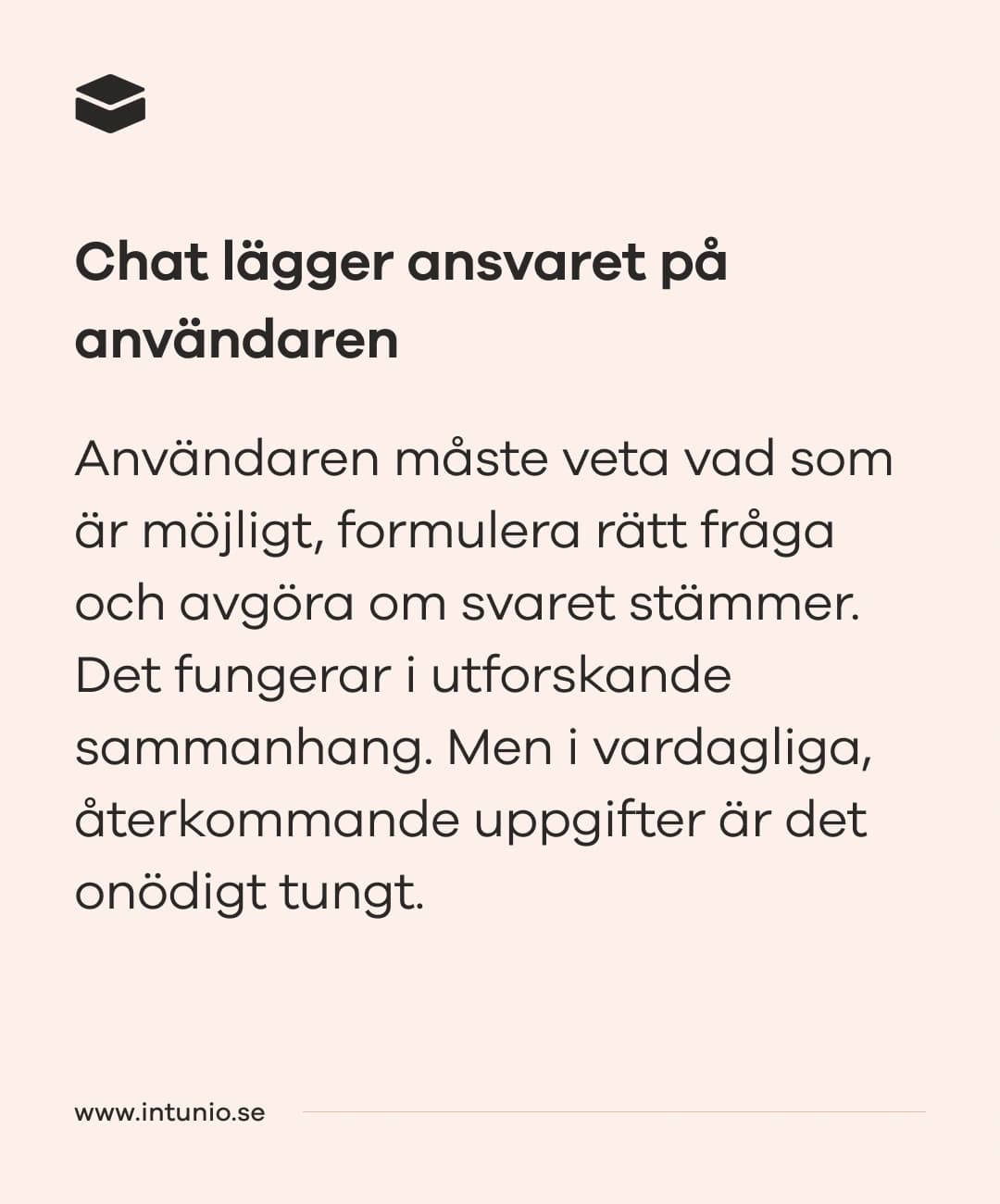 AI ska kännas med inte synas