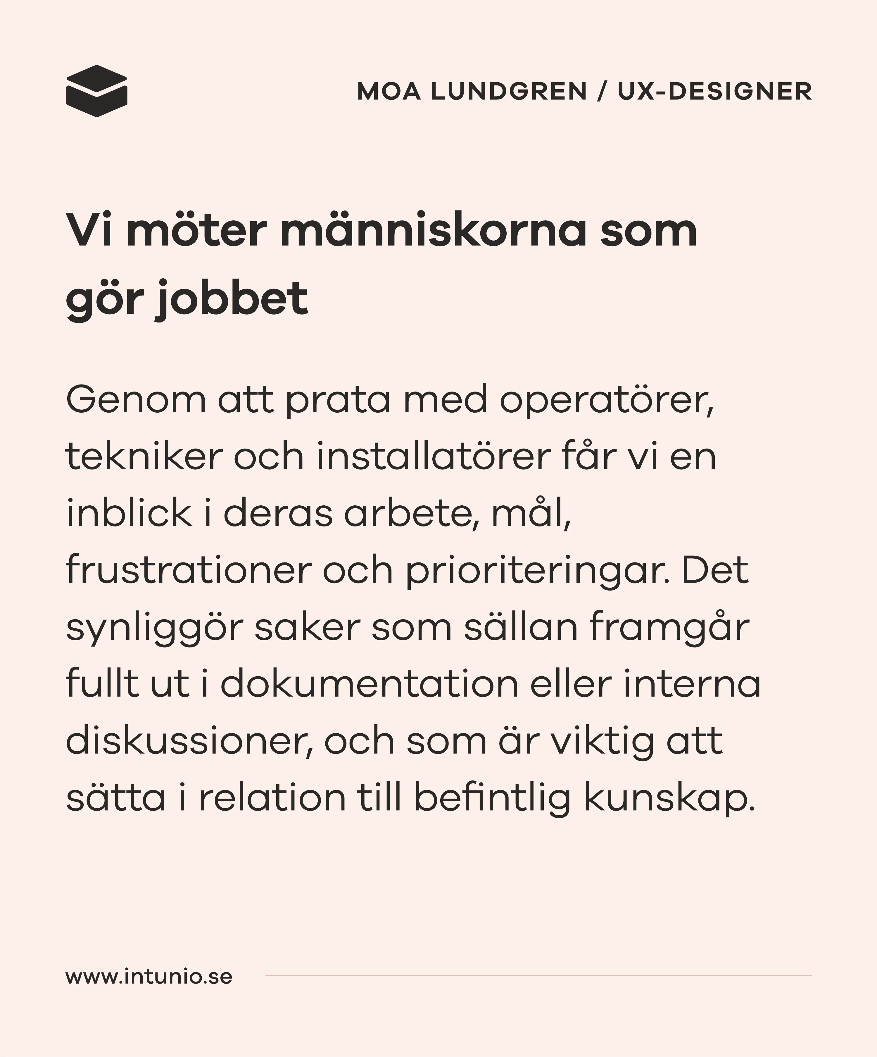 User research i industriella produkter