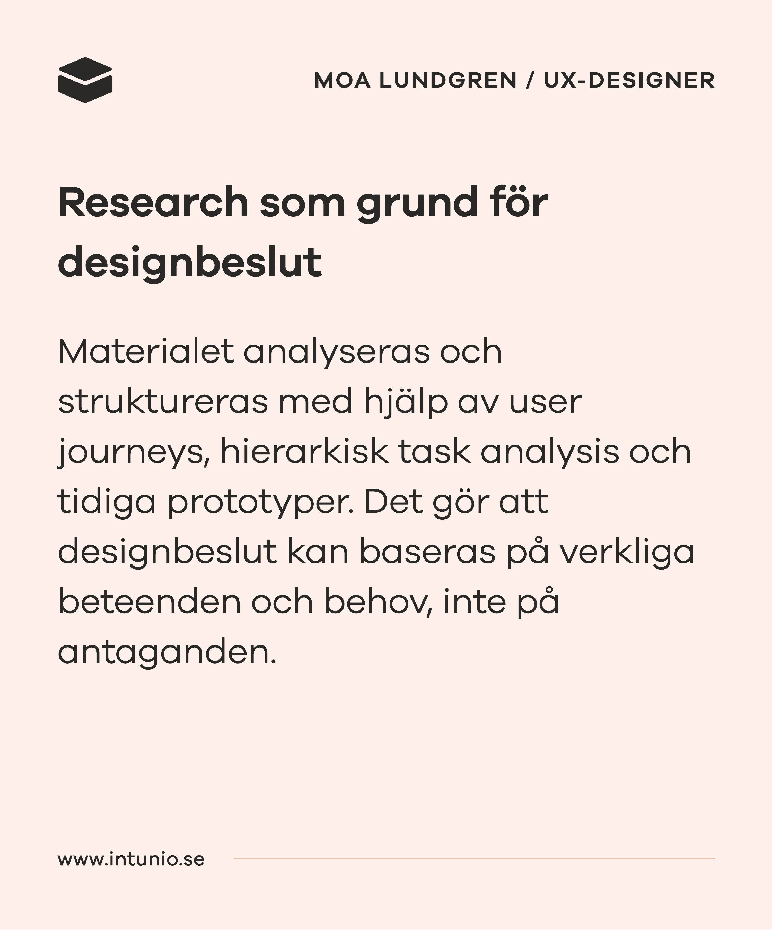 User research i industriella produkter