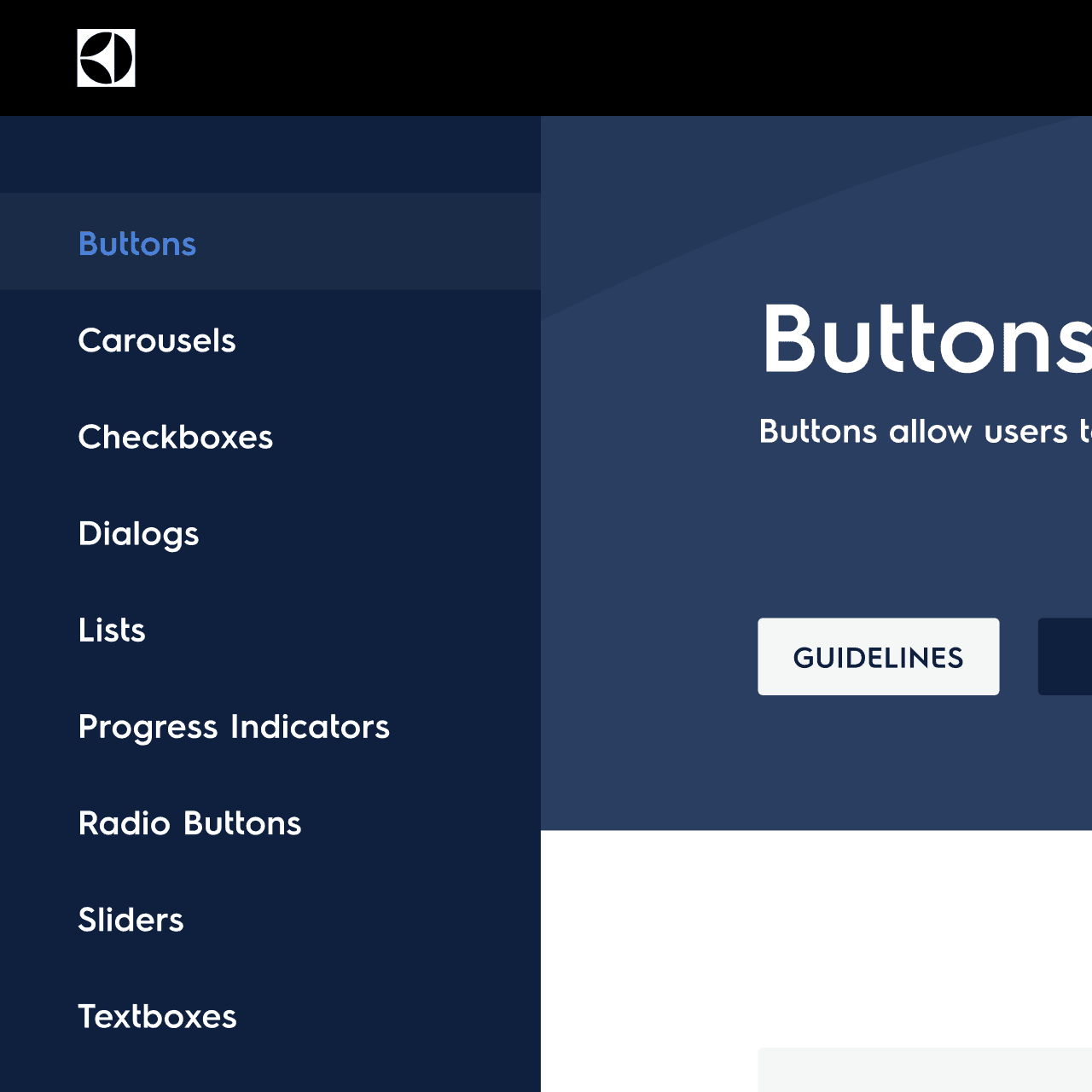Electrolux design system image 2