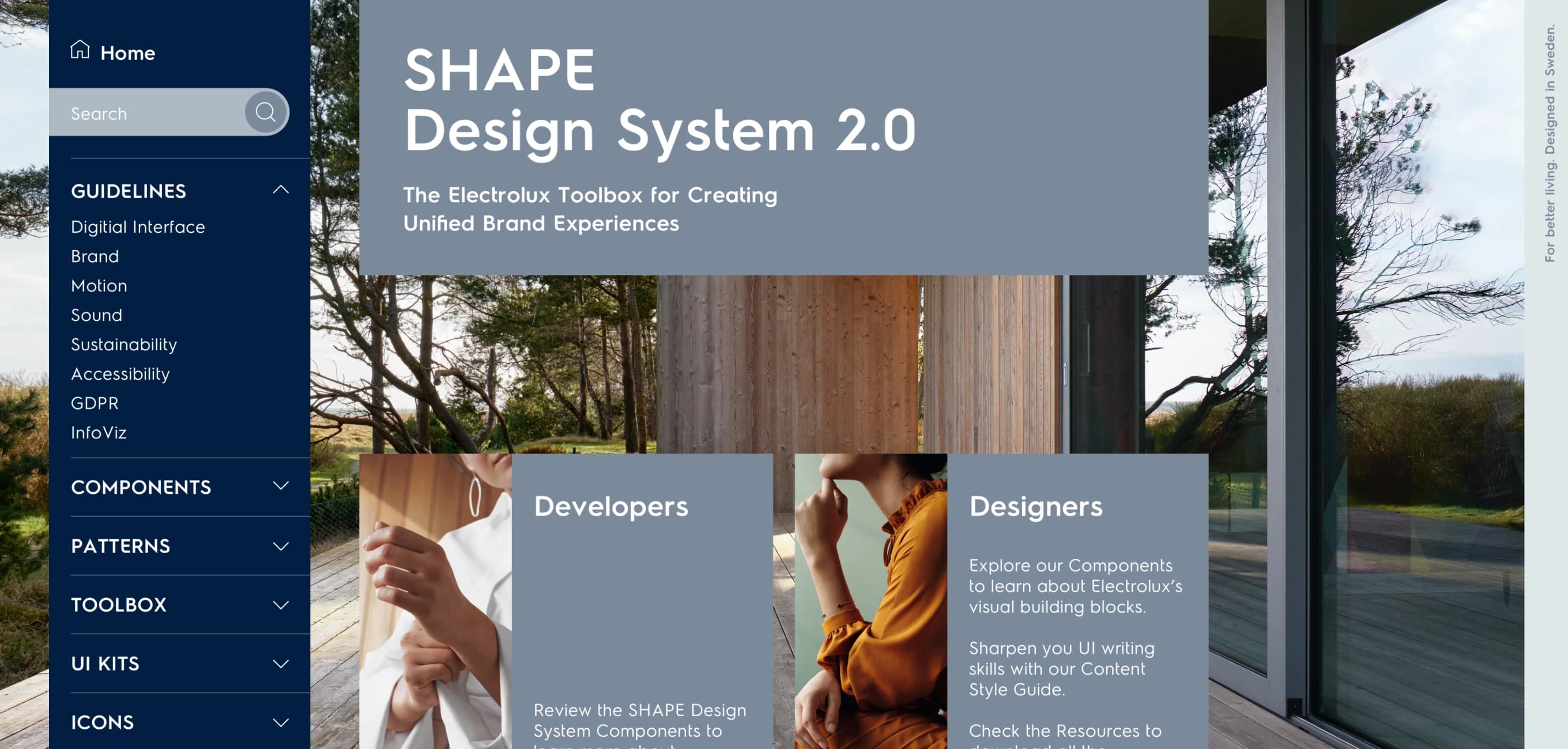 Electrolux web shape 2 image